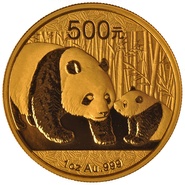 Panda en or de 1 Once - notre choix