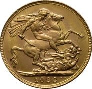 Pièce Souverain Or 1922 (P)