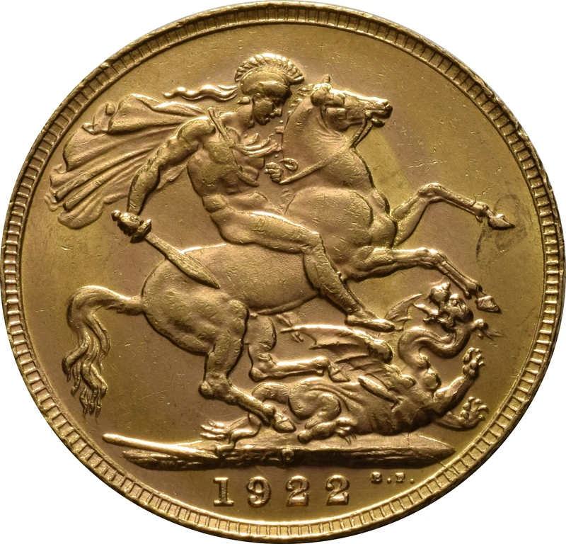 Pièce Souverain Or 1922 (P)