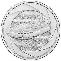 2025 Six décennies de 007, Bond des années 2000 Pi�ce d'argent 1oz