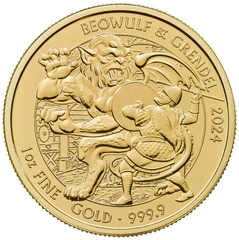 Pièce Mythes et Légendes Or 1 Once 2024 Beowulf & Grendel