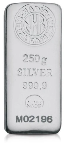 Lingot d'Argent 250g Nadir
