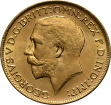 Pièce Souverain Or 1918 (S)