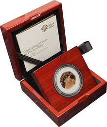 Pièce 50 Pence Or Notre Choix en Boîte