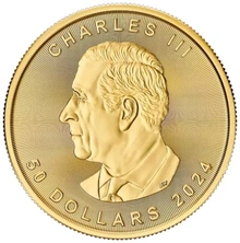 Pièce Maple Leaf Or 1 Once 2024