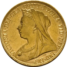 Pièce Souverain Or 1900 (S)