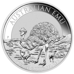 Pièces Argent Emeu Australien