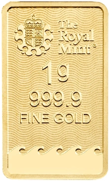 Lingot d'Or 1g Royal Mint Britannia