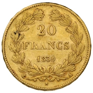 Pièce 20 Francs Or 1839 Louis-Philippe A