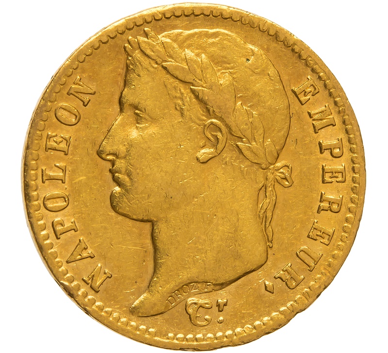 1812 20 French Francs - Napoleon (I) Laureate Head - A