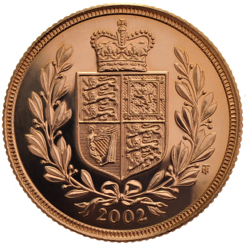 Pièce Souverain Or 2002 Jubilé d'Or