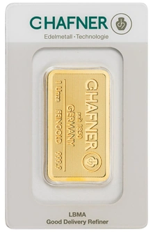 Lingot d'Or 1 Once C. Hafner