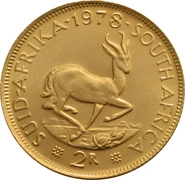 Pièce 2 Rand Or Afrique du Sud