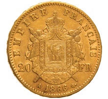 20 Francs Or Napoléon III Tête Laurée 1866 A