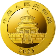 Pièce Panda Or 15g 2023