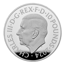Pièce Royal Mint Lunar Argent 5 Onces 2024 Année du Dragonen en Boîte