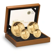 Ecrin de Collection de 4 Britannia Or 2012