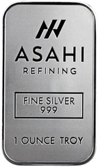Lingot d'Argent 1 Once Asahi