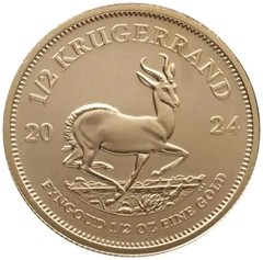 Pièce Krugerrand Or 1/2 Once 2024