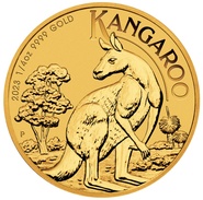 Kangourou en or de 1/4 Once - 2023