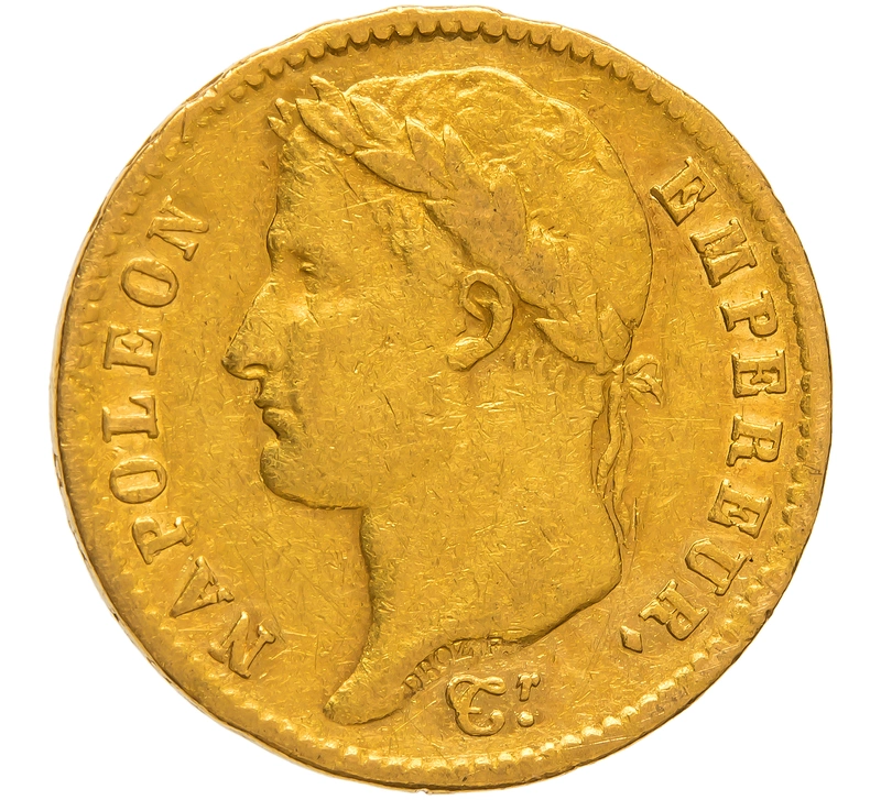 Pièce 20 Francs Or Napoléon I Tête Laurée 1808 A