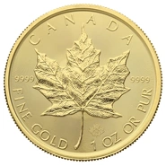 Pièce Maple Leaf Or 1 Once 2019