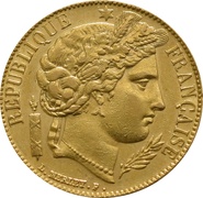 20 Francs en or - Cérès (notre choix 1849-1851)