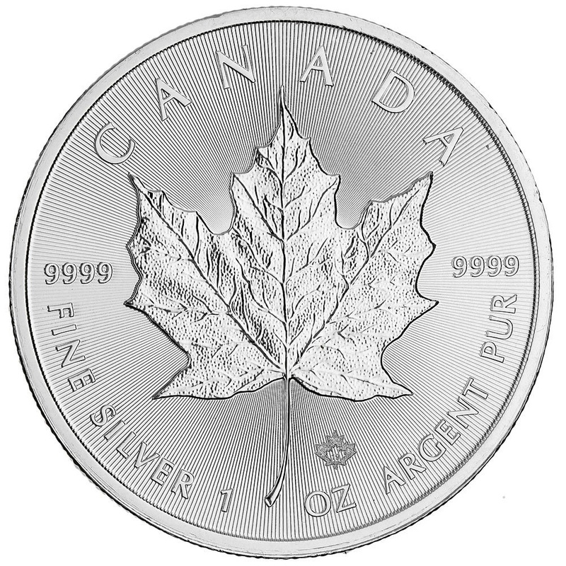 Maple Leaf en argent de 1 once - 2019