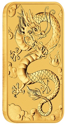 Pièce Rectangulaire Or 1 Once Dragon 2019