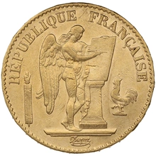 Pièce 20 Francs Or Génie 3ème République 1876 A