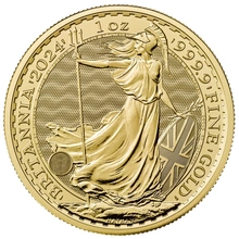 Pièce d'or Britannia 2024 de 1 once dans un coffret cadeau