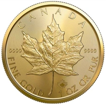 Pièce Maple Leaf Or 1 Once 2023