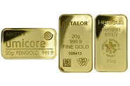 Lingot d'or de 20 grammes - notre choix (occasion)