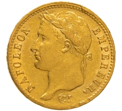 Pièce 20 Francs Or 1811 Napoléon I W