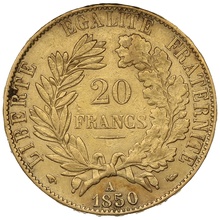 20 Francs Or 1850 Cérès