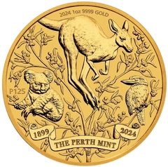 Pièce Or 1 Once Perth Mint 125ème Anniversaire 2024