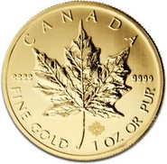 Maple Leaf en or de 1 once- 2013