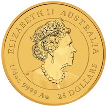 Collection Perth Mint Lunar Or 1/4 Once 2023 Année du Lapin