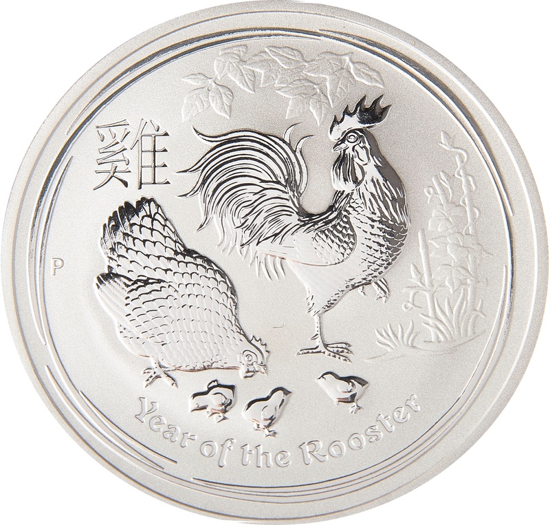 1 Kilo Australian Lunar Year of the Rooster Silver Coin