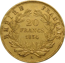 Pièce 20 Francs Or Napoléon III Tête Nue en Boîte 