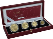 Ecrin de Collection de 4 Britannia Or 2000