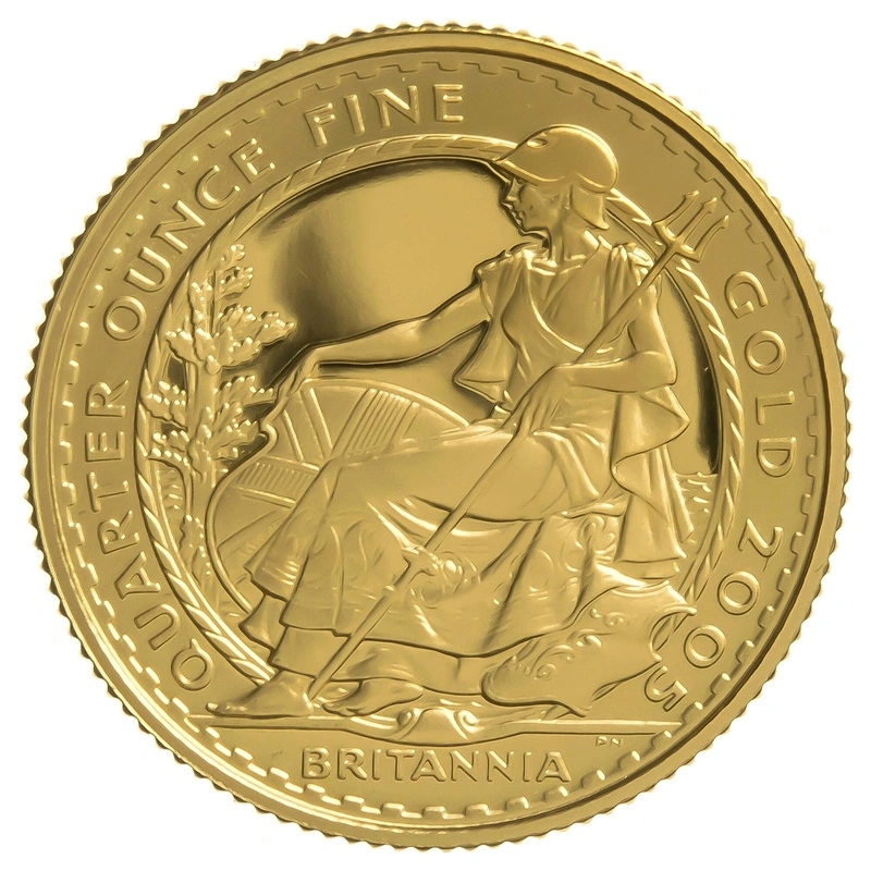 2005 Proof Britannia Gold 3-Coin Set Boxed