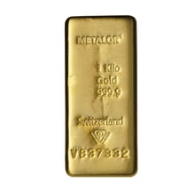 Lingot d'or de 1 kilo - Metalor
