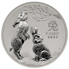 Pièce Perth Mint Lunar Argent 1 Once 2023 Année du Lapin