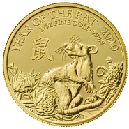 Collection Royal Mint Lunar de 1 once en Or - 2020 Année du Rat
