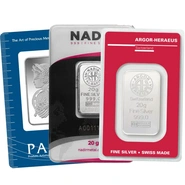 Lingots d'Argent 20 g