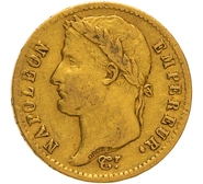 Pièce 20 Francs Or 1812 Napoléon I W