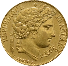 Pièce 20 Francs Or Cérès en Boîte