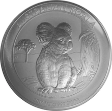 Pièce Koala Argent 1 Kg 2017