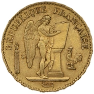 Pièce 20 Francs Or Génie 3ème République 1886 A